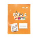 Veco Draw and Write Notebook 80 Leaves 6.5in x 8.38in