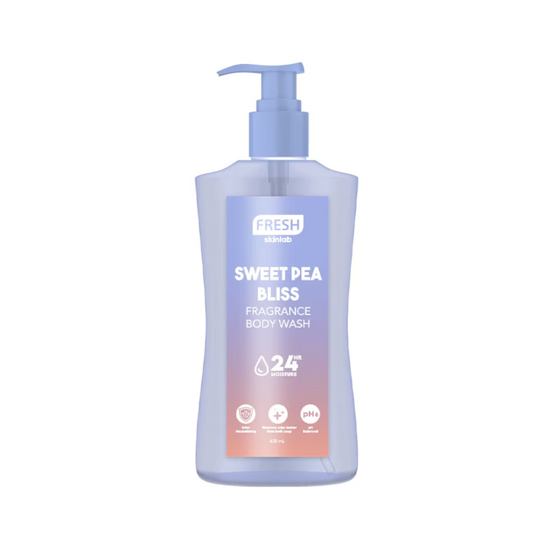 Fresh Skinlab Sweet Pea Bliss Fragrance Body Wash 400ml