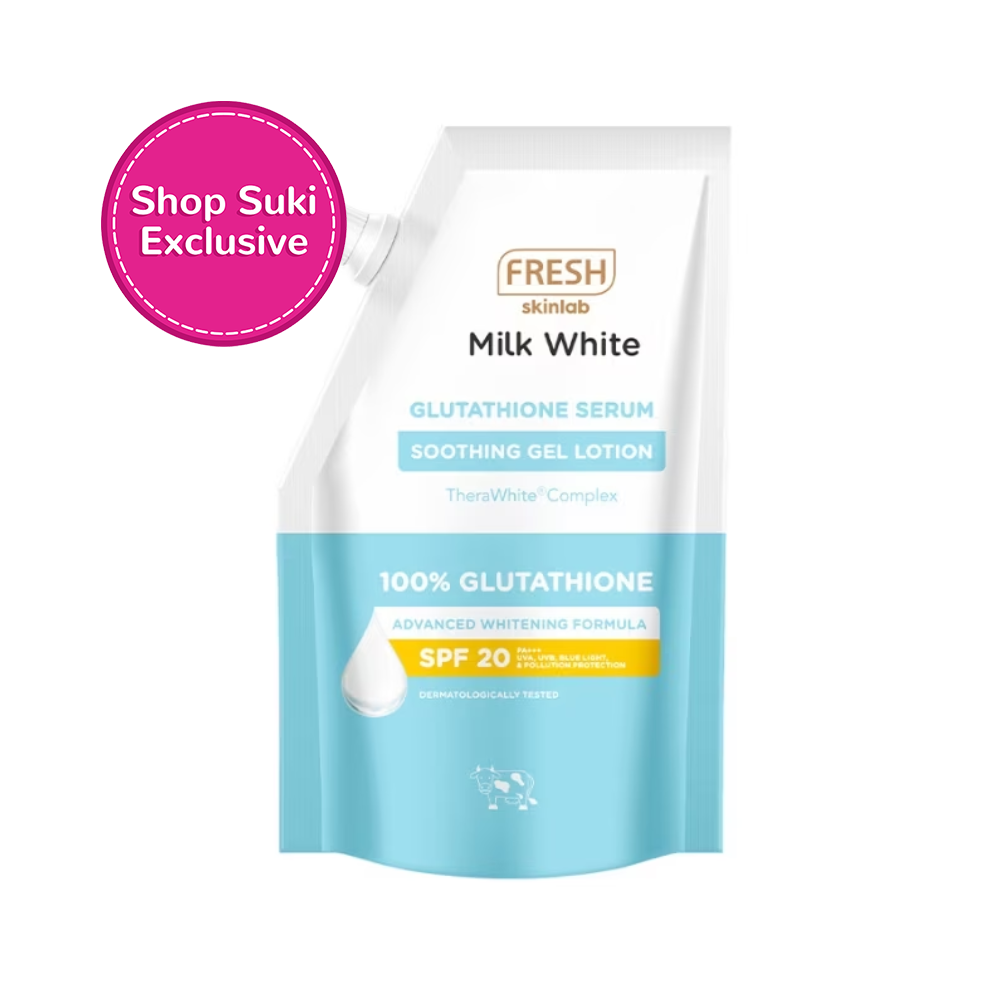 Fresh Skinlab Milk White Glutathione Serum Soothing Gel Lotion SPF 20