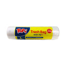 Pop-I Rolled Trash Bag With Tie Clear 10's