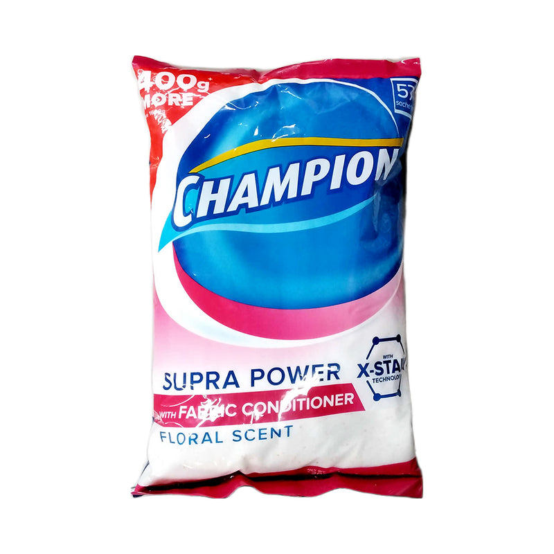 Champion Supra Power With Fabric Conditioner Floral Scent 2kg
