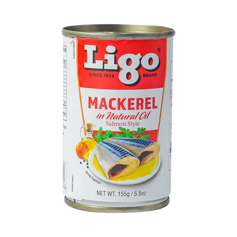 Ligo Mackerel In Natural Oil 155g