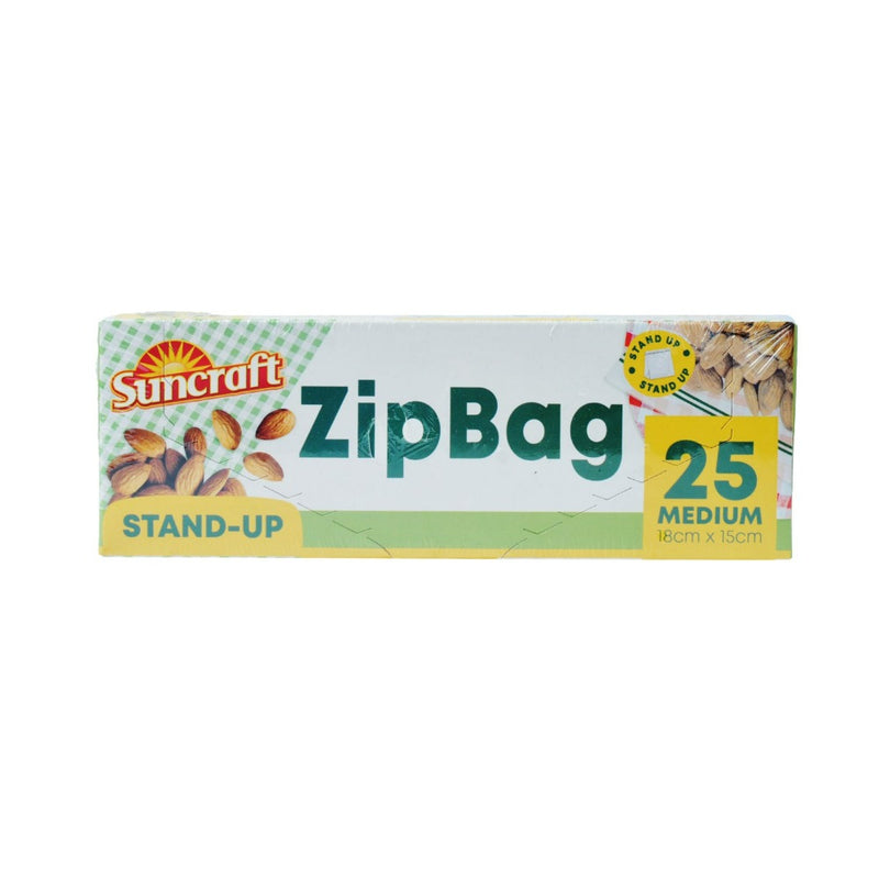 Suncraft Zip Bag Stand-up Medium 25's