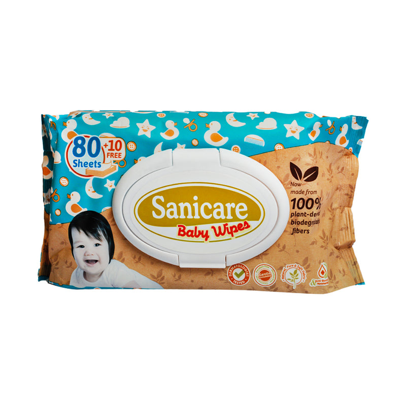 Sanicare Baby Wipes 80's