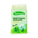 Sanicare Multi Purpose Baby Underpads 60 x 90cm 8's