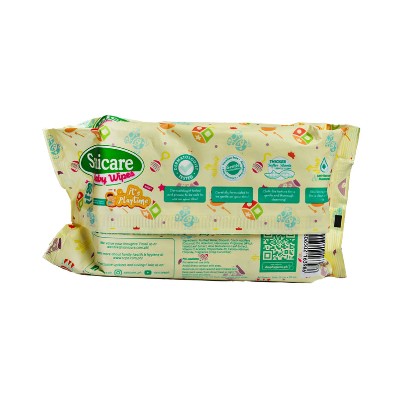 Sanicare Baby Wipes Playtime 80's