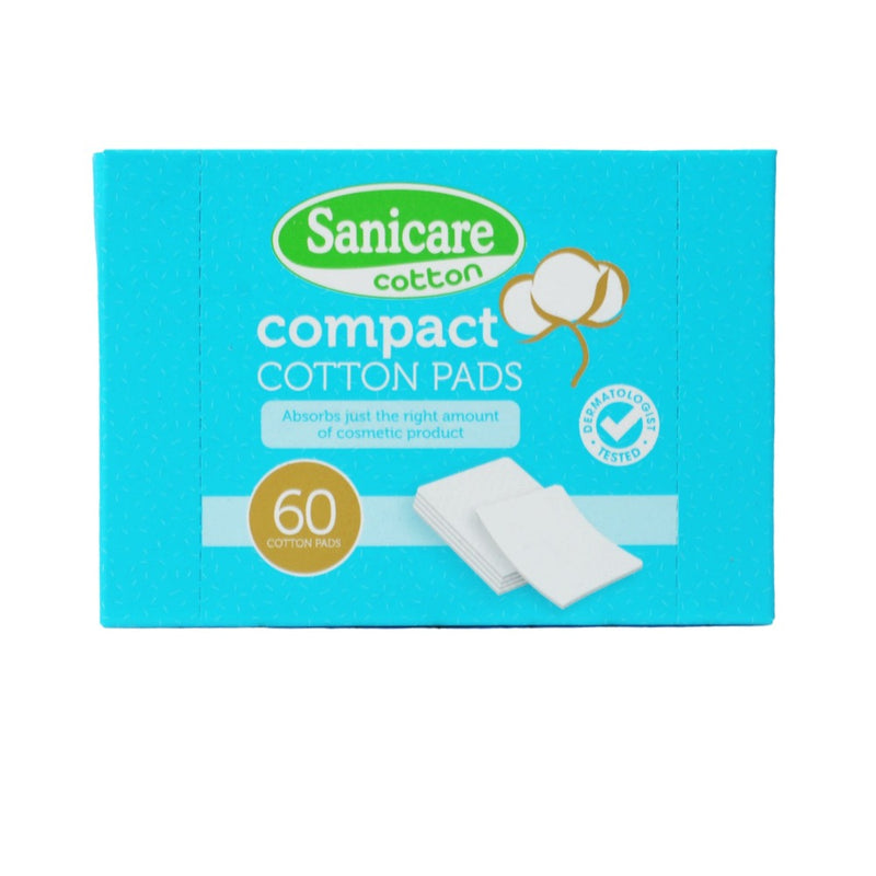 Sanicare Compact Cotton Pads 60's