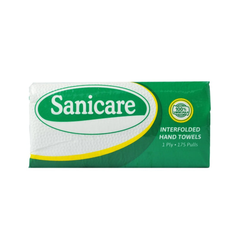 Sanicare Hand Towel Regular 1ply 175's