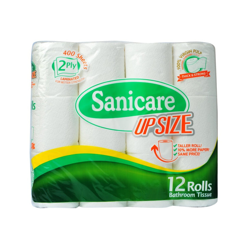 Sanicare Bathroom Tissue 2Ply 400 Sheets 12's