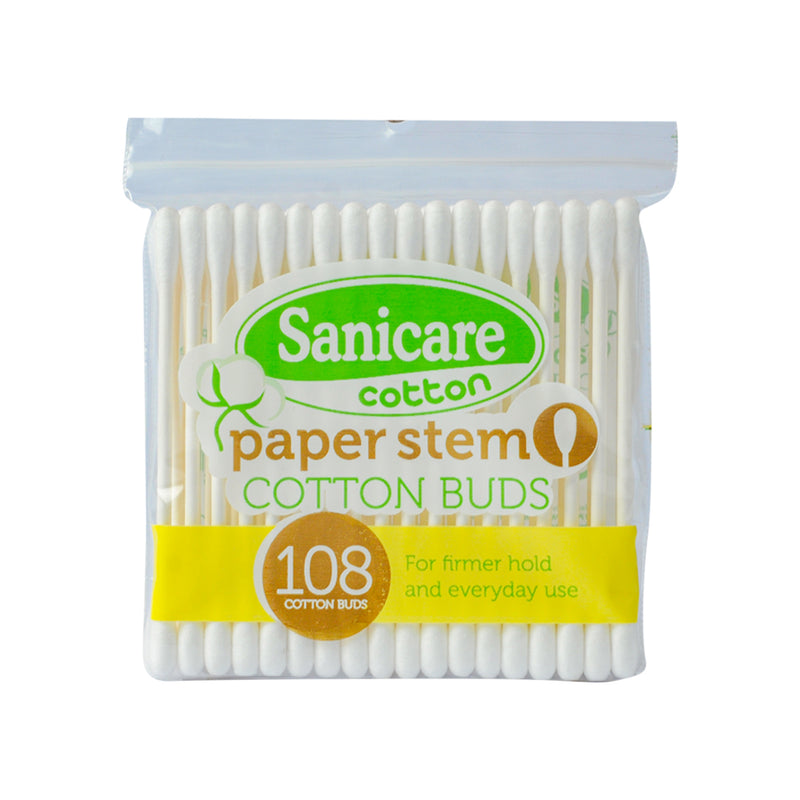 Sanicare Cotton Buds Paperstem 108 Tips