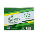 Canopy Yellow Pad 1/2 80 Leaves