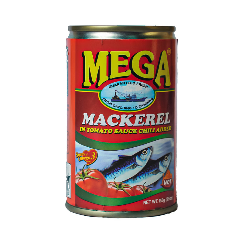 Mega Mackerel In Tomato Sauce With Chili 155g