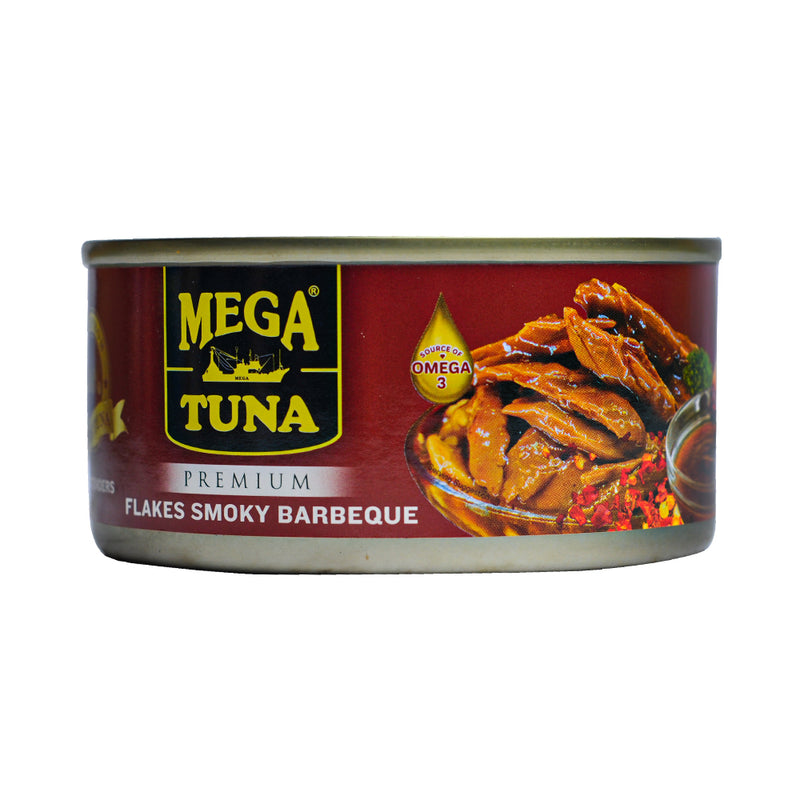 Mega Tuna Premium Flakes Smoky Barbeque 180g