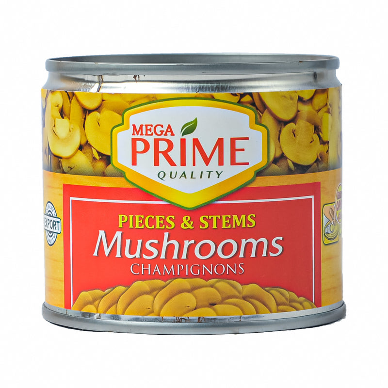Mega Prime Mushrooms Pieces And Stems EOC 198g