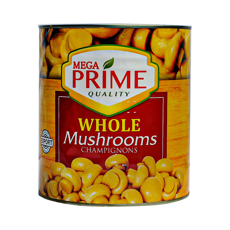 Mega Prime Whole Mushrooms 2840g