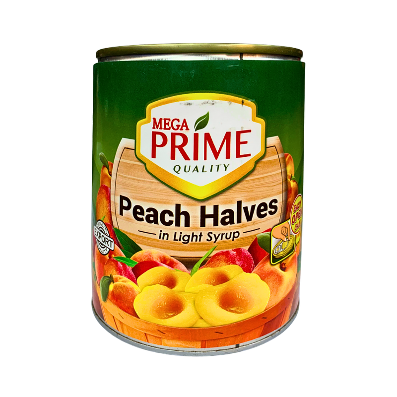 Mega Prime Peach Halves EOC 850g