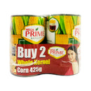 Mega Prime Whole Kernel Corn EOC 425g x 2's
