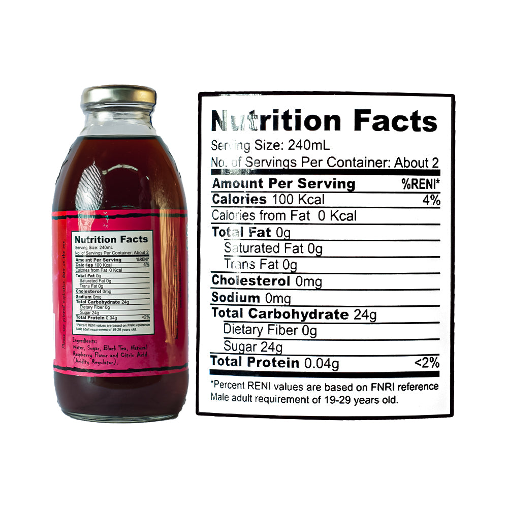 Sola Iced Tea Raspberry 473ml