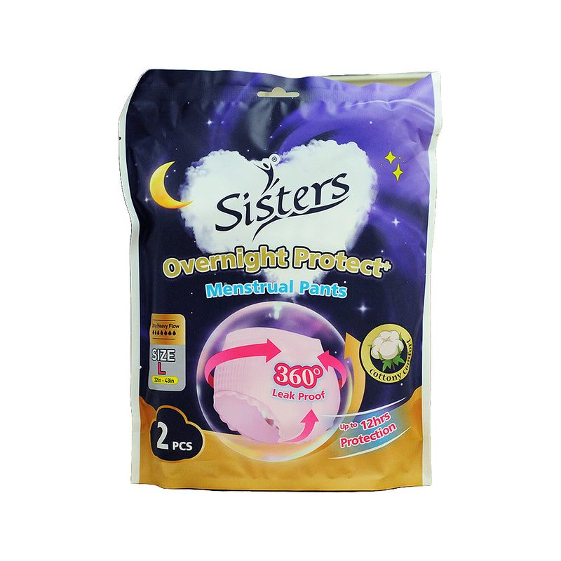 Sister's Overnight Protect Menstrual Pants Large 2's