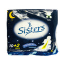 Sisters Cottony Comfort Overnight Dry 10+2