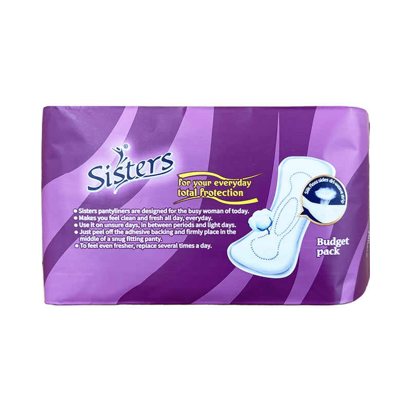 Sisters Long Pantyliner Individually Wrapped 20 Pads