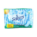 Sisters Napkin Day Use Silk Floss Singles Non Wings Family Pack 12 Pads