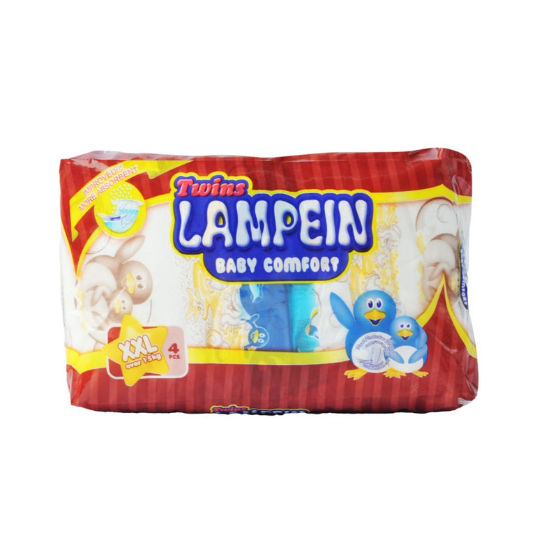 Twins Lampein Baby Diaper Mini Pack XXL 4's