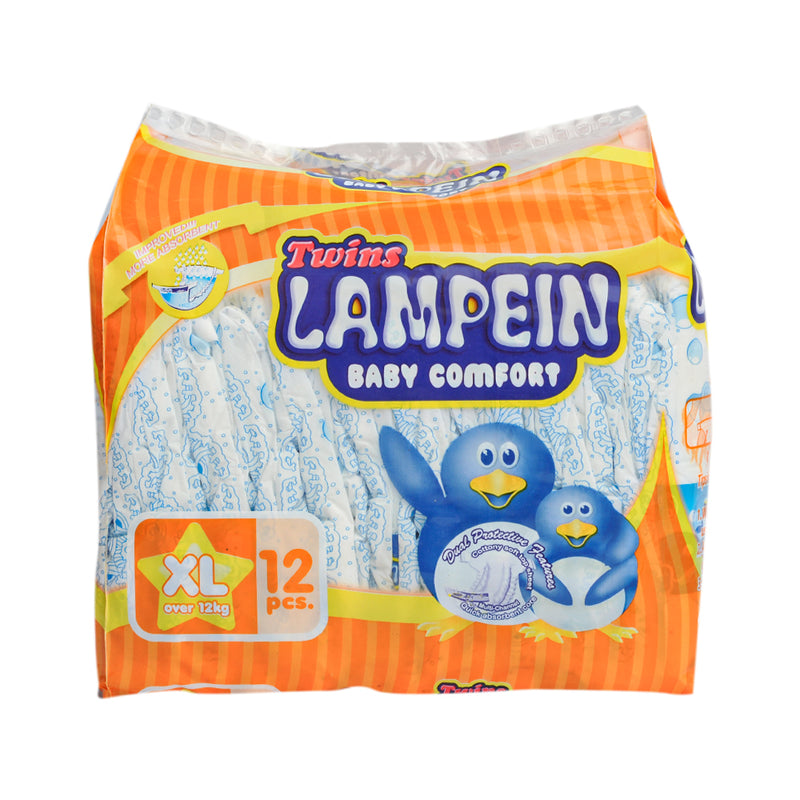 Twins Lampein Baby Diaper Budget Pack XL 12's