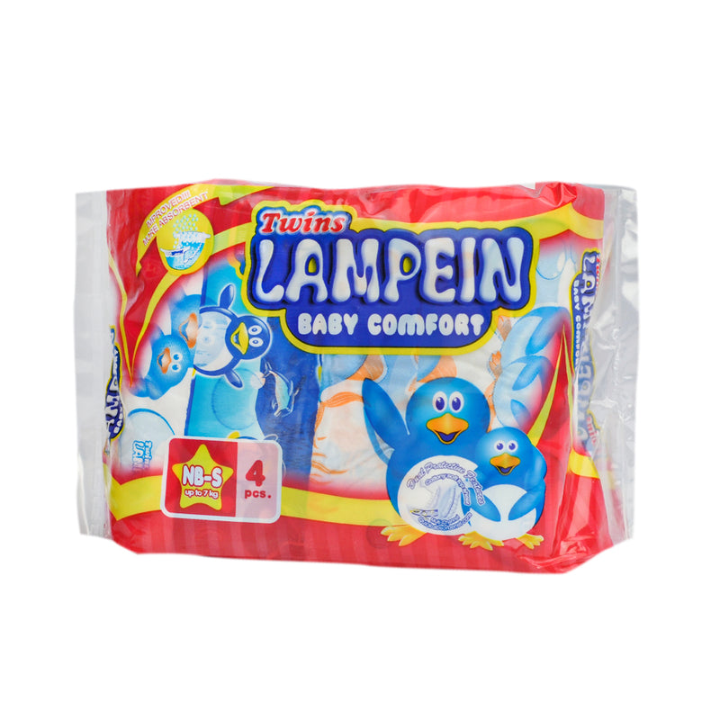 Twins Lampein Baby Diaper Mini Pack Small 4's