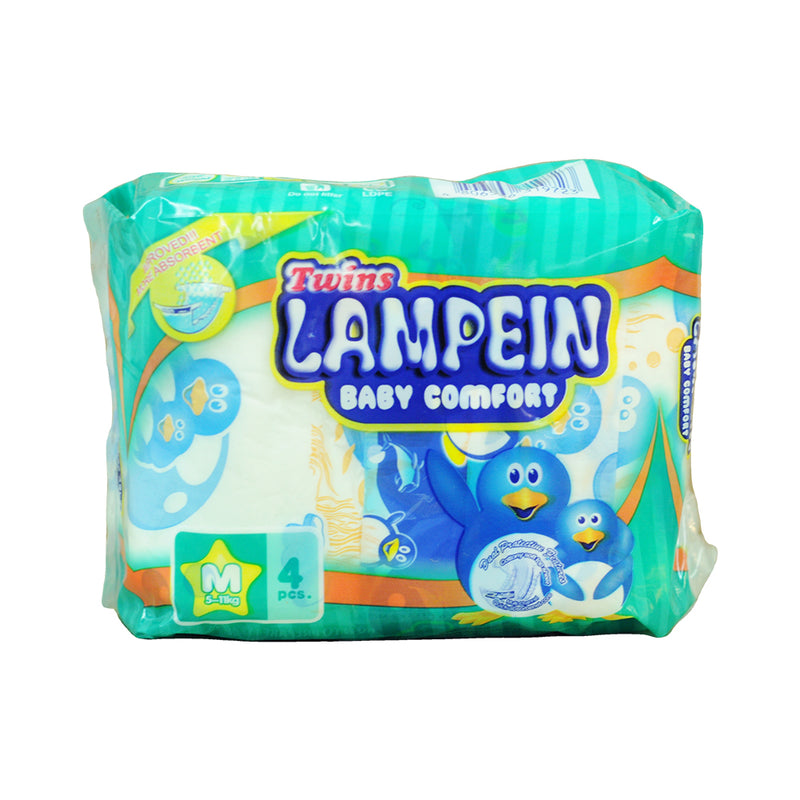 Twins Lampein Baby Diaper Mini Pack Medium 4's