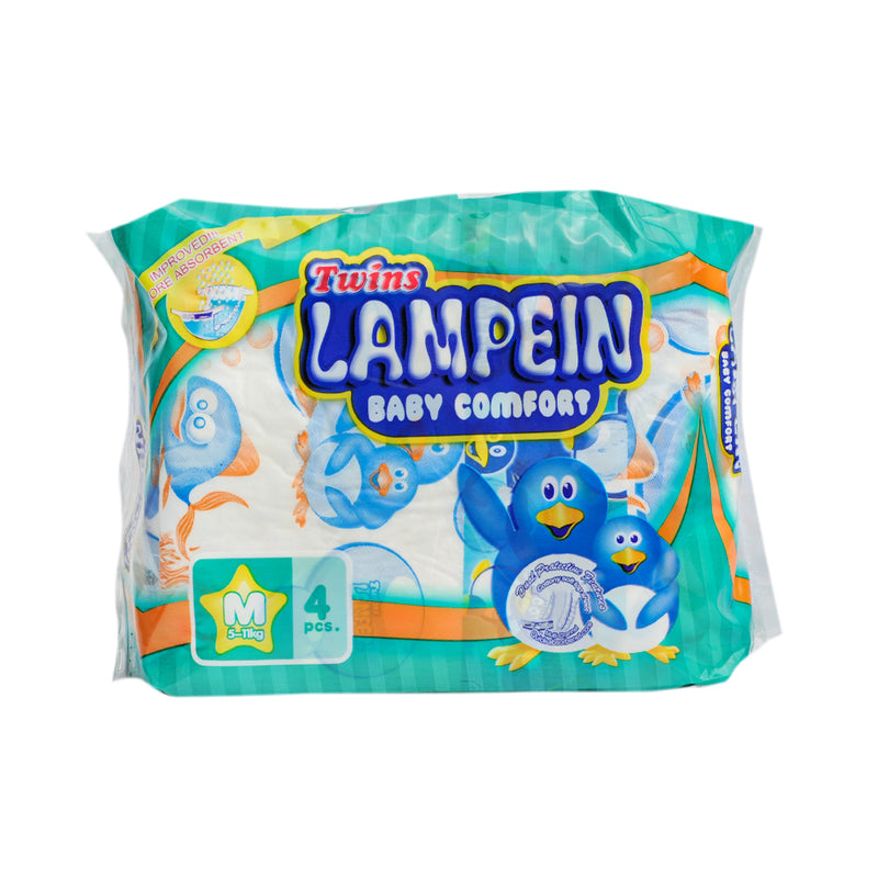 Twins Lampein Baby Diaper Mini Pack Medium 4's