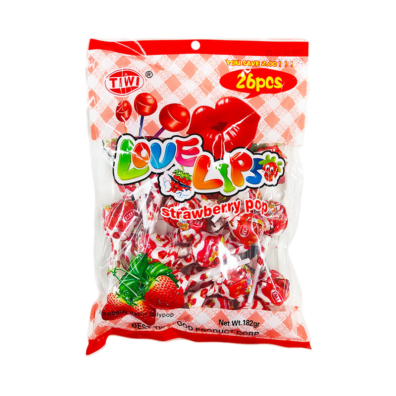 Tiwi Love Lips Pop Strawberry 24's