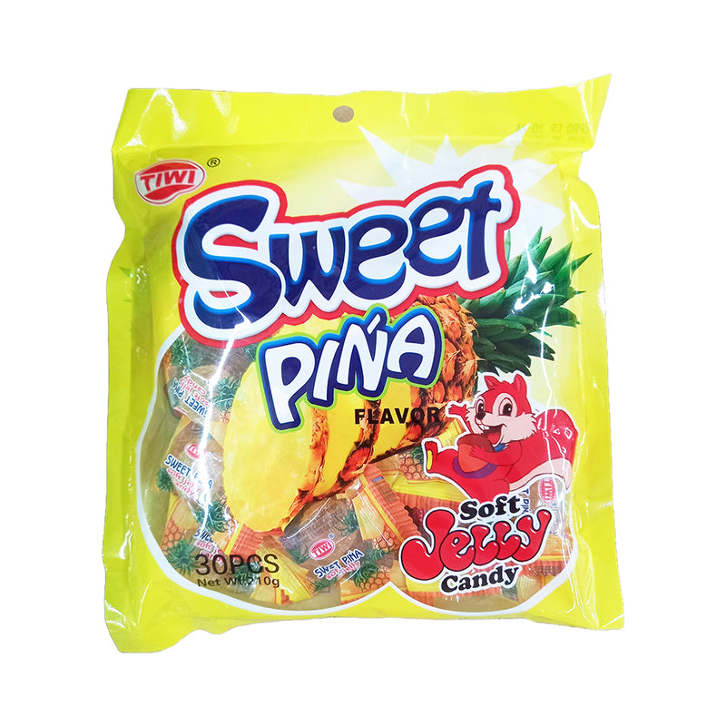 Tiwi Sweet Jelly Candy Sweet Pina 30's