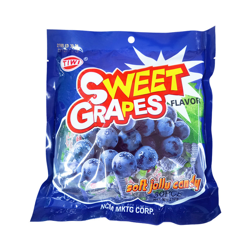 Tiwi Sweet Jelly Candy Sweet Grapes 30's