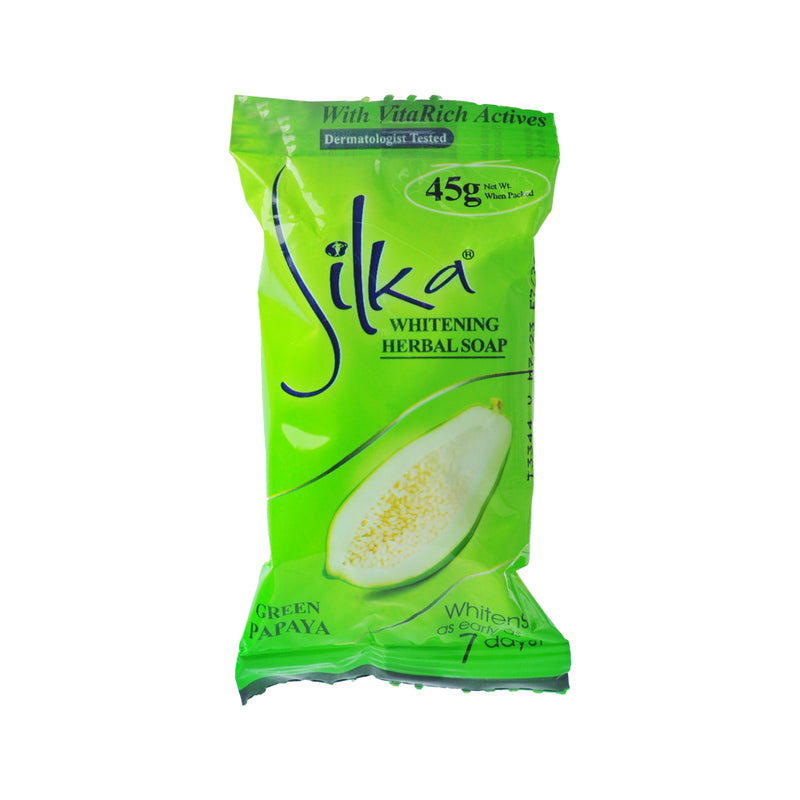 Silka Whitening Soap Green Papaya 45g