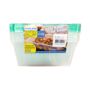 Ready-Wrap U1000 Colored Lid And Clear Container 5's