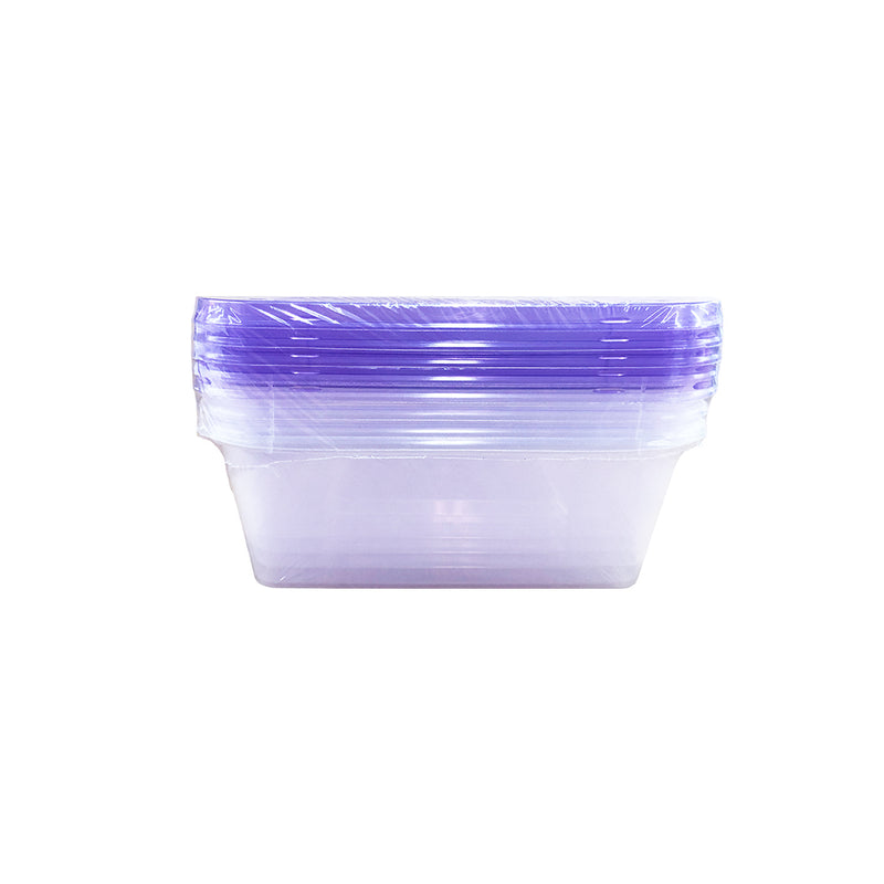 Ready-Wrap R500 Colored Lid And Clear Container 5's