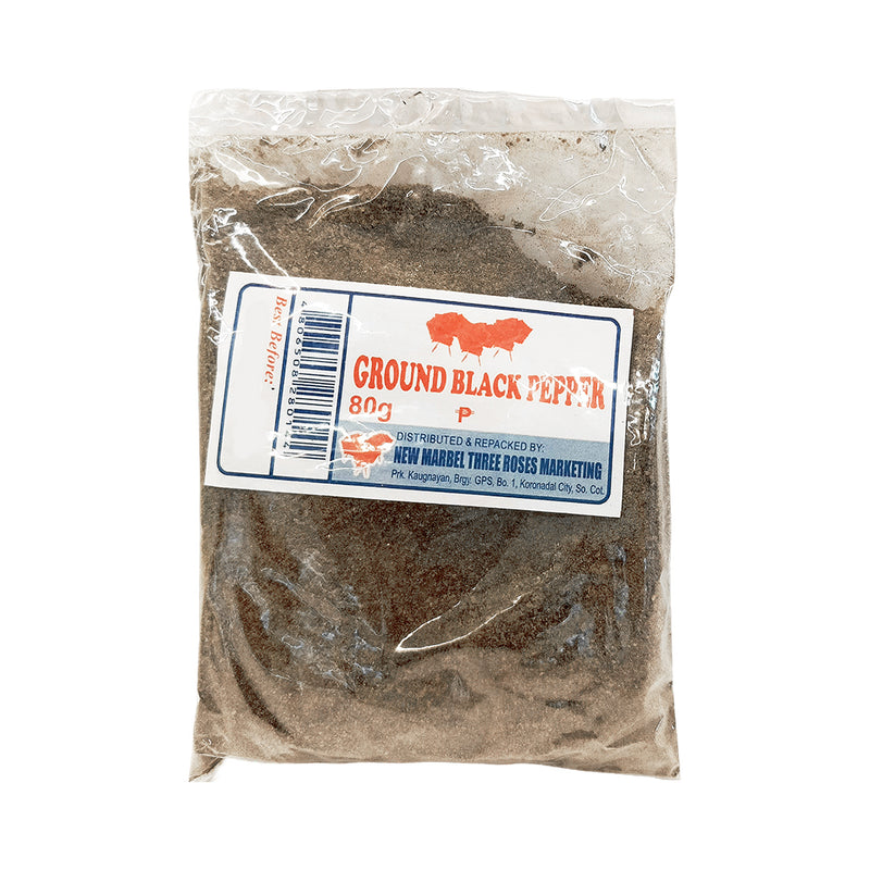 Three Roses Ground Black Pepper 80g