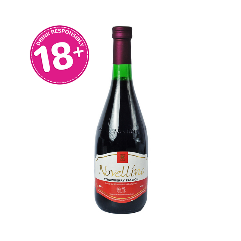 Novellino Wines Strawberry Passion Casual Red Wine 750ml