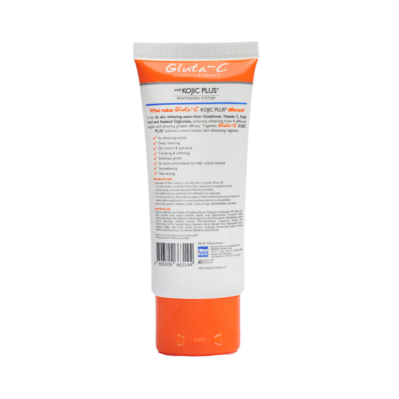 Gluta-C With Kojic Plus+ Acne Control Facial Wash 50g