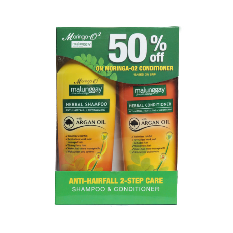 Moringa-O2 Anti Hair Fall 2 Step Care Shampoo And Conditioner