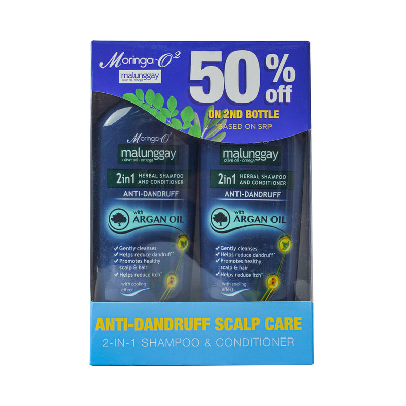 Moringa-O2 Anti Dandruff Scalp Care 2 in 1 Shampoo And Conditioner