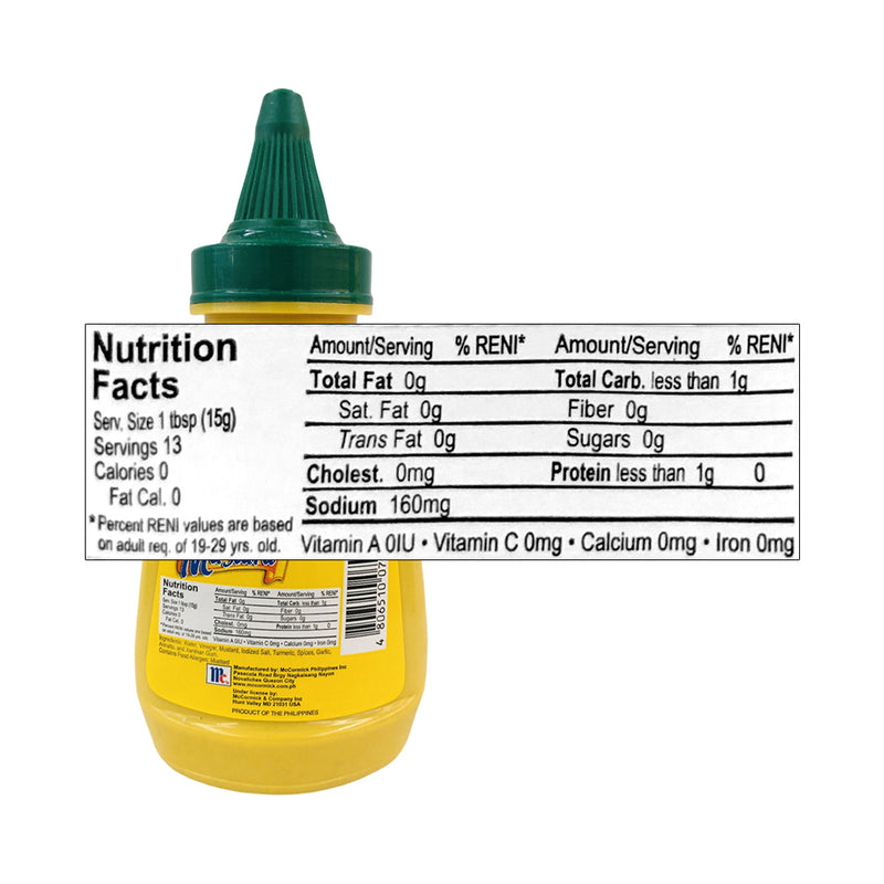 McCormick Prepared Mustard 200g