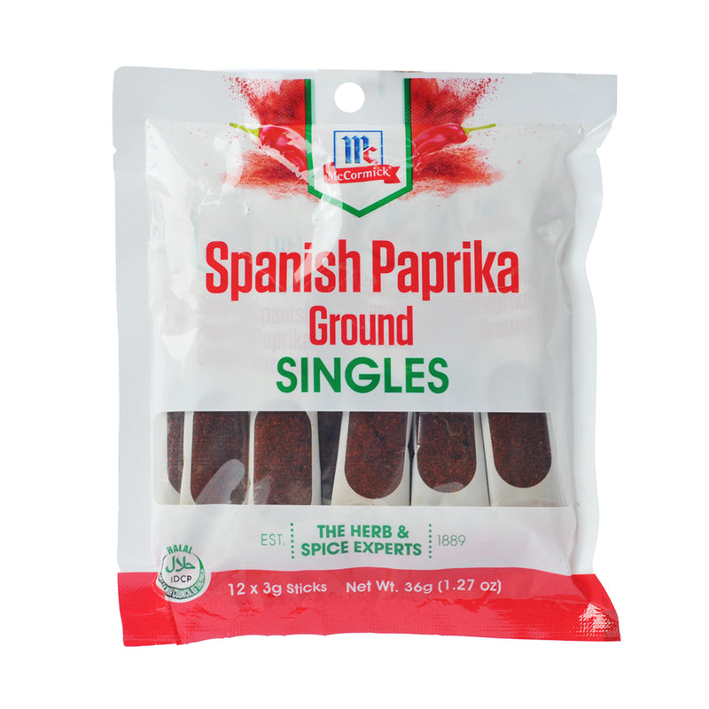 McCormick Hot Spices Spanish Paprika Singles 3g x 12's