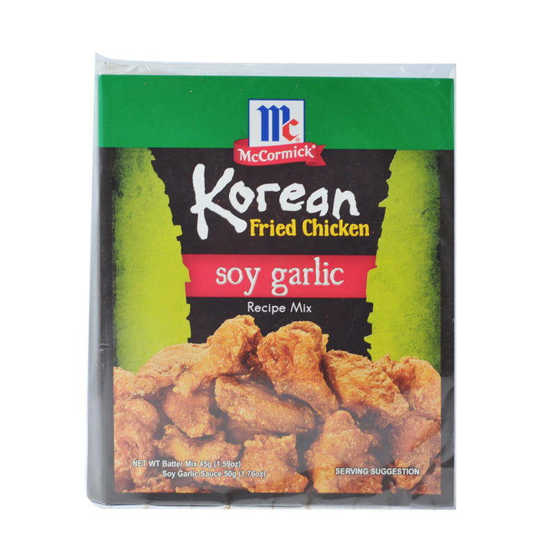 McCormick Korean Fried Chicken Recipe Mix Soy Garlic 95g