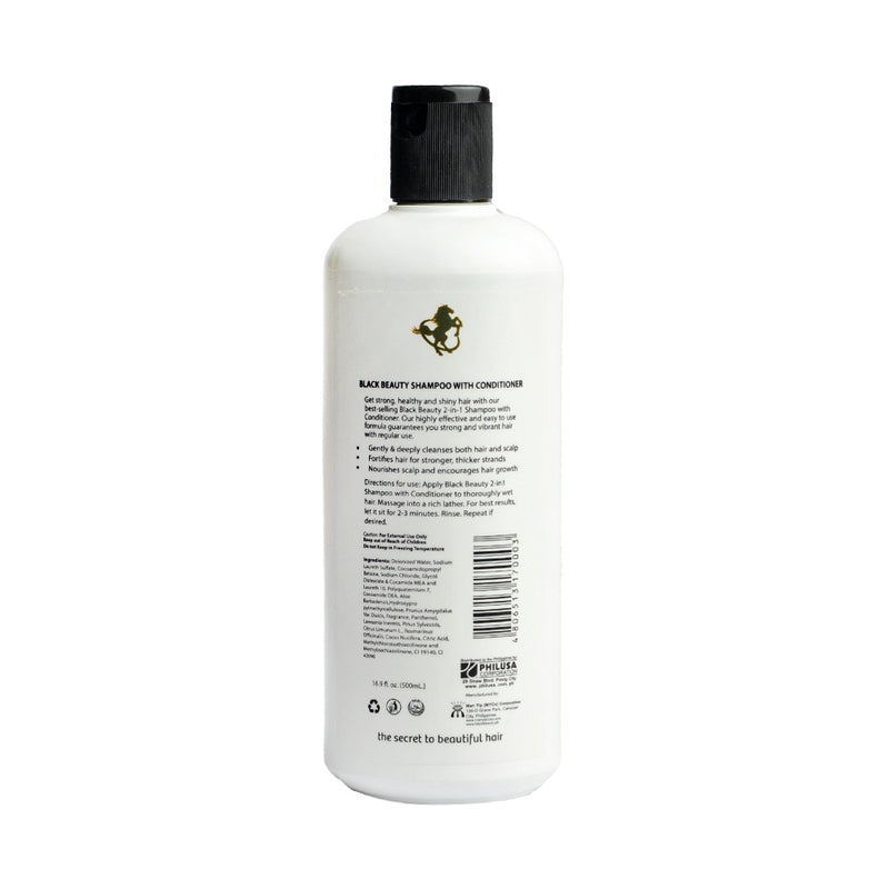 Black Beauty 2 in 1 Shampoo With Conditioner 500ml