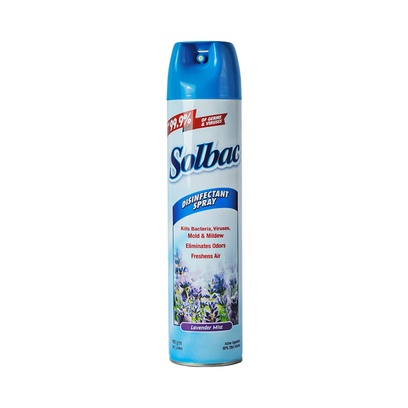 Solbac Disinfectant Spray Lavender Mist 400g