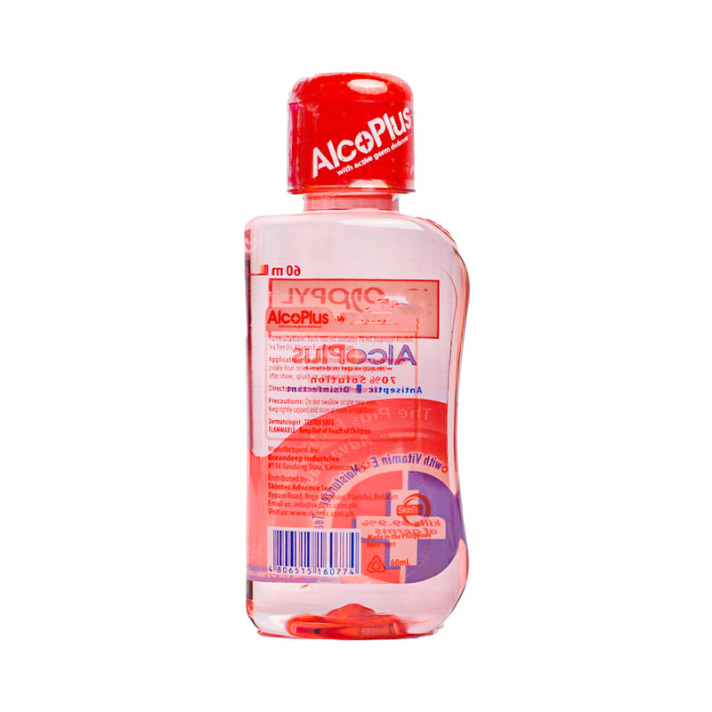 Alcoplus 70% Isopropyl Alcohol 60ml