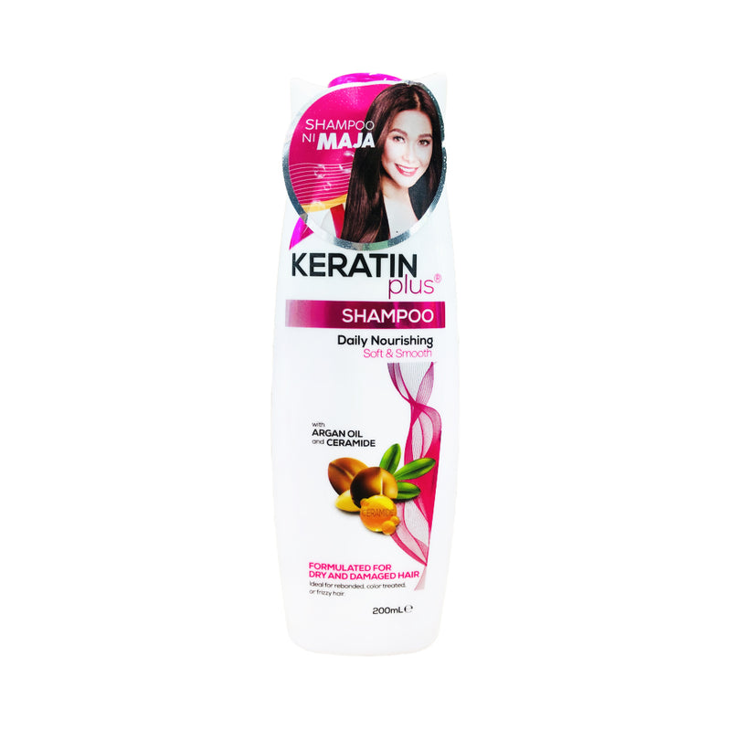 Keratin Plus Shampoo Daily Nourishing Soft And Smooth 200ml