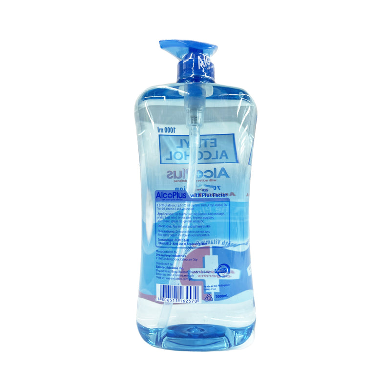 Alcoplus 70% Ethyl Alcohol Pump 1000ml